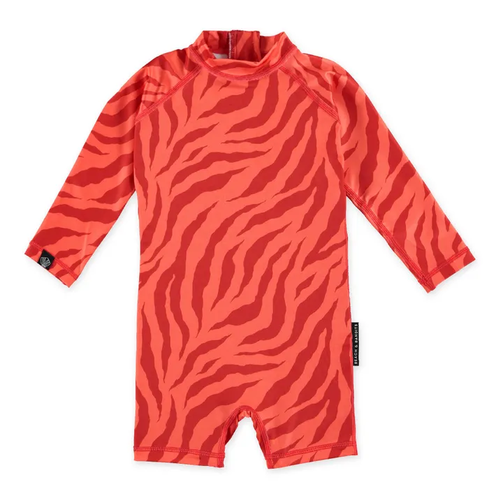 Beach & Bandits Combinaison Anti-UV Stripe of Love | Rouge
