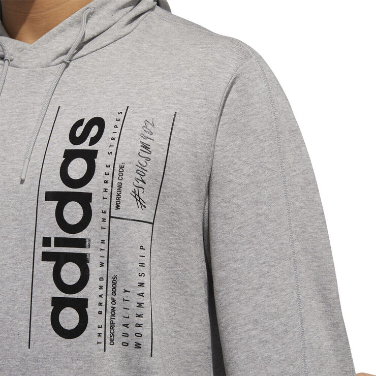 adidas Brilliant Basics Hættetrøje Grå