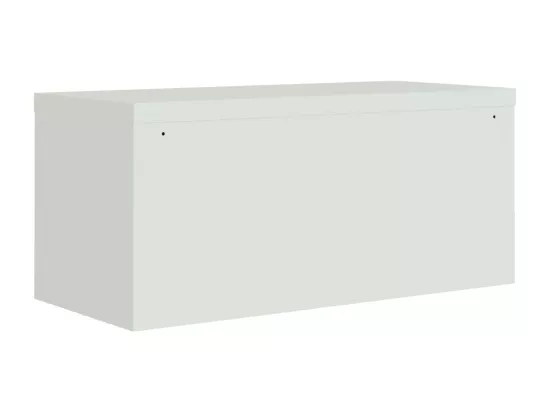 Classeur gris clair 90x40x130 cm acier