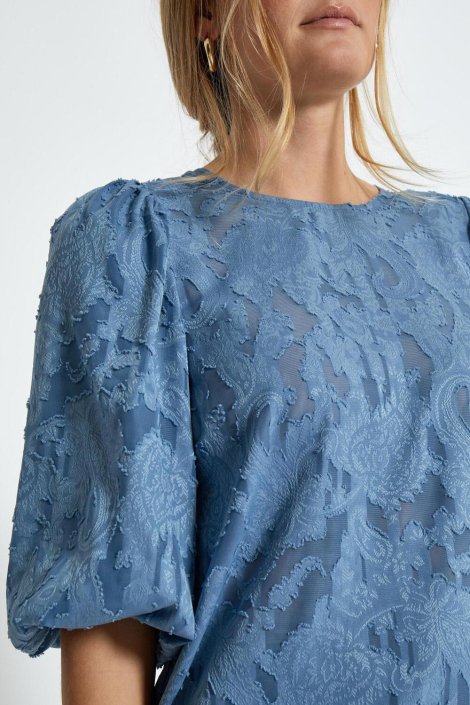 Peppercorn blauwe dames blouse
