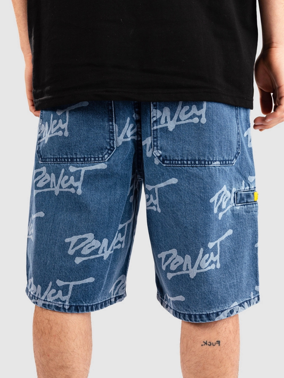 Donut Logo Aop Jort Shorts medium blue