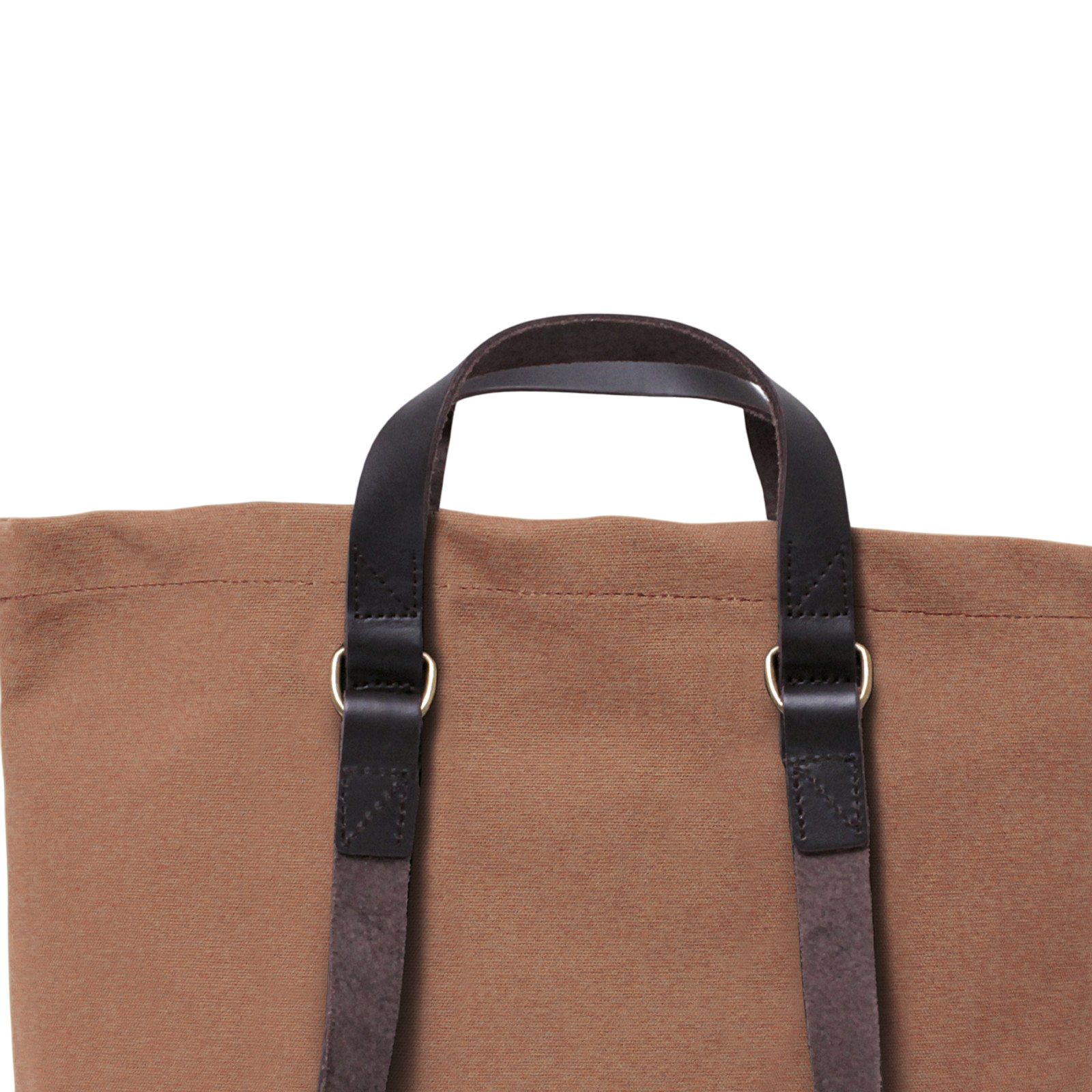 Shopper Sam Mahagoni, Leder Braun