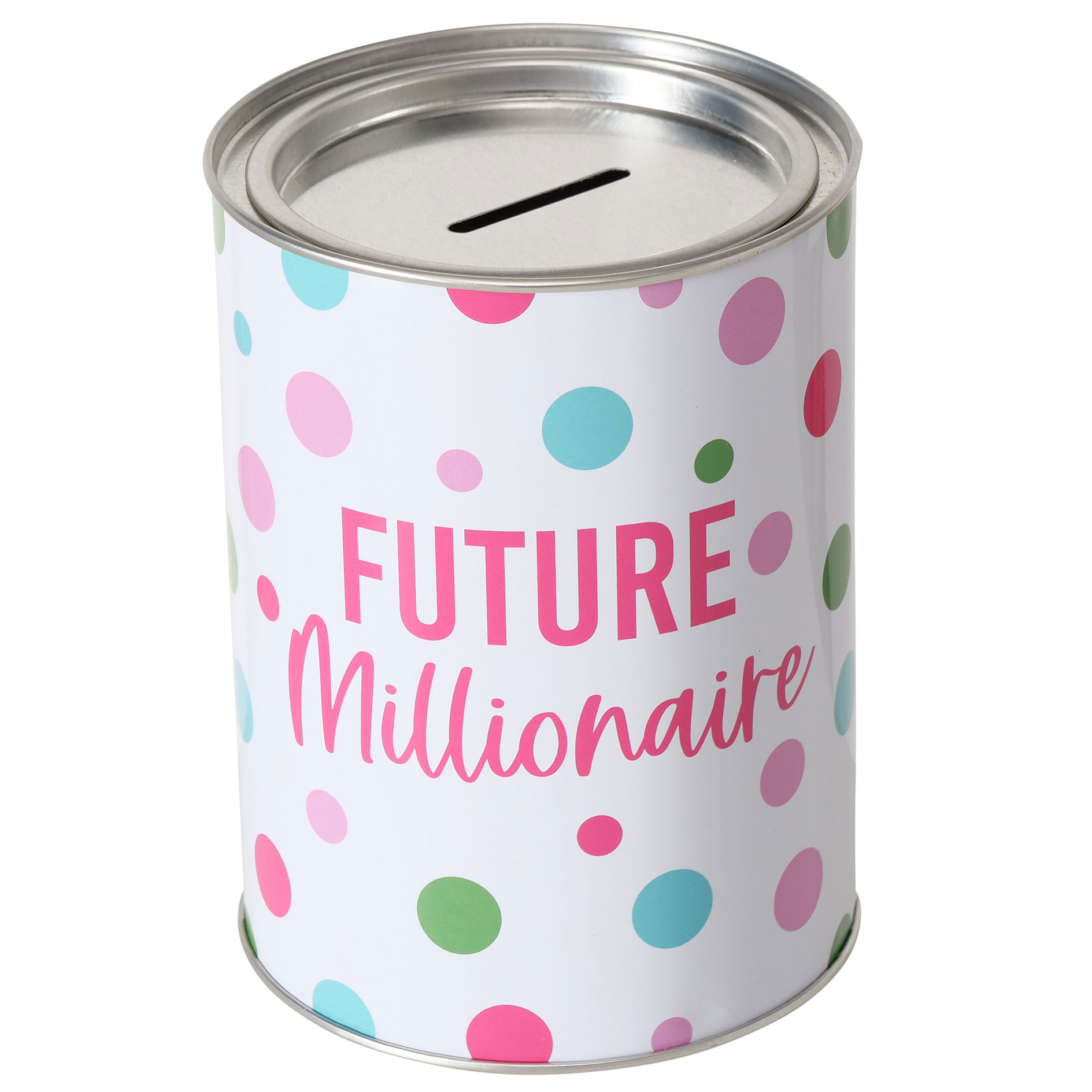 Spardose MILLIONAIRE - sortiert - 14 cm hoch
