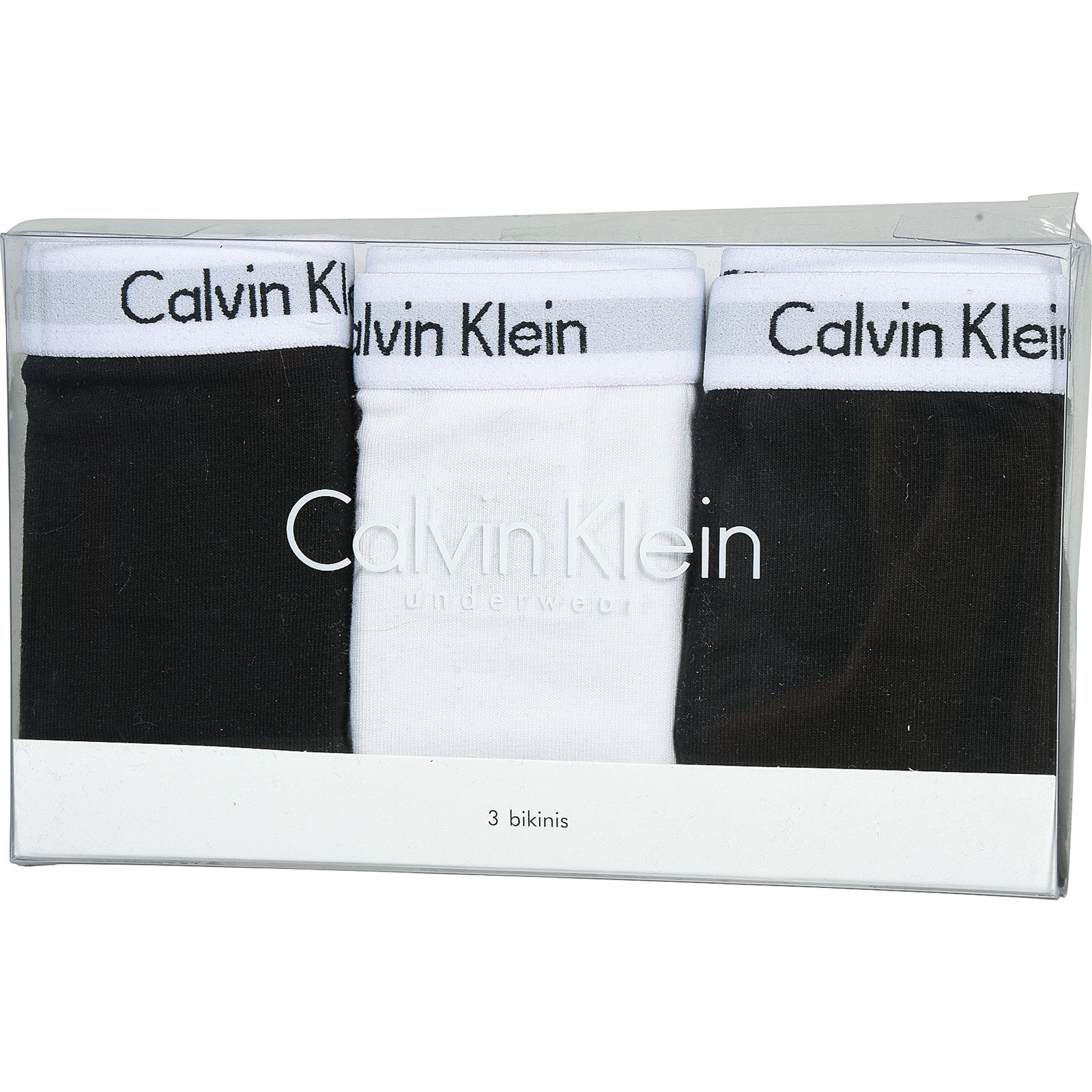 Calvin Klein Damen-Bikini-Slip, 3er-Pack, Gr. XS