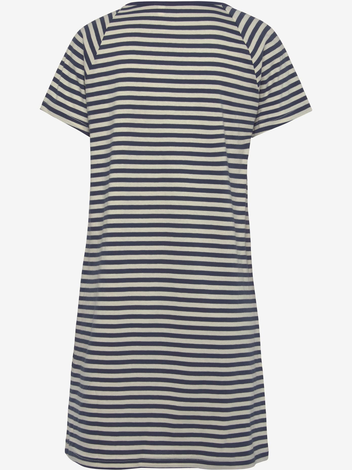 Chemise de nuit t-shirt de nuit rayé avec broderie