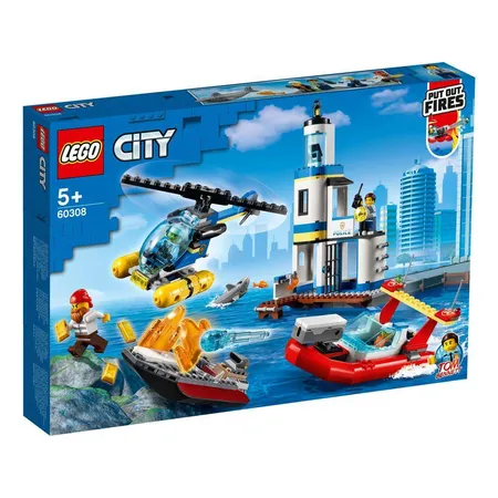 LEGO® City 60308 Polizei und Feuerwehr im Küsteneinsatz