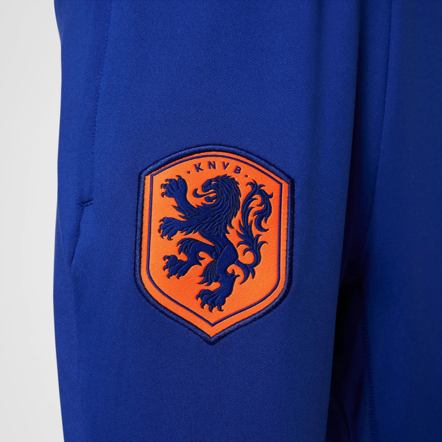 Nike Nederland Strike Trainingsbroek 2024-2026 Kids Blauw Oranje