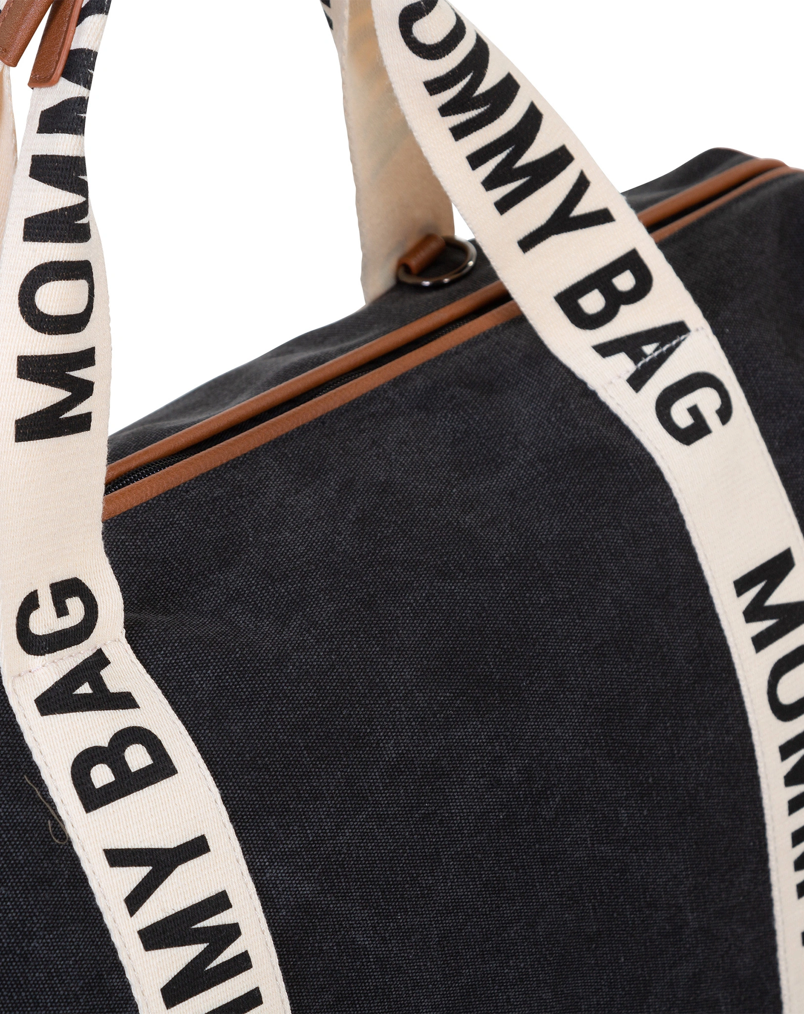Canvas-Wickeltasche MOMMY BAG SIG (55x35x40) in black