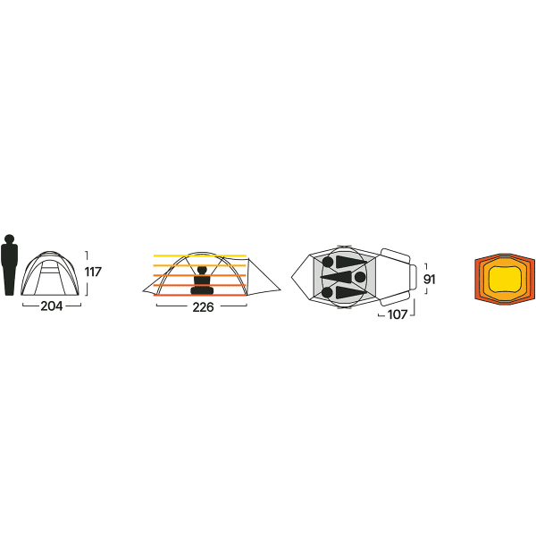 Tente bivouac NEMO EQUIPMENT CHOGORI 3P