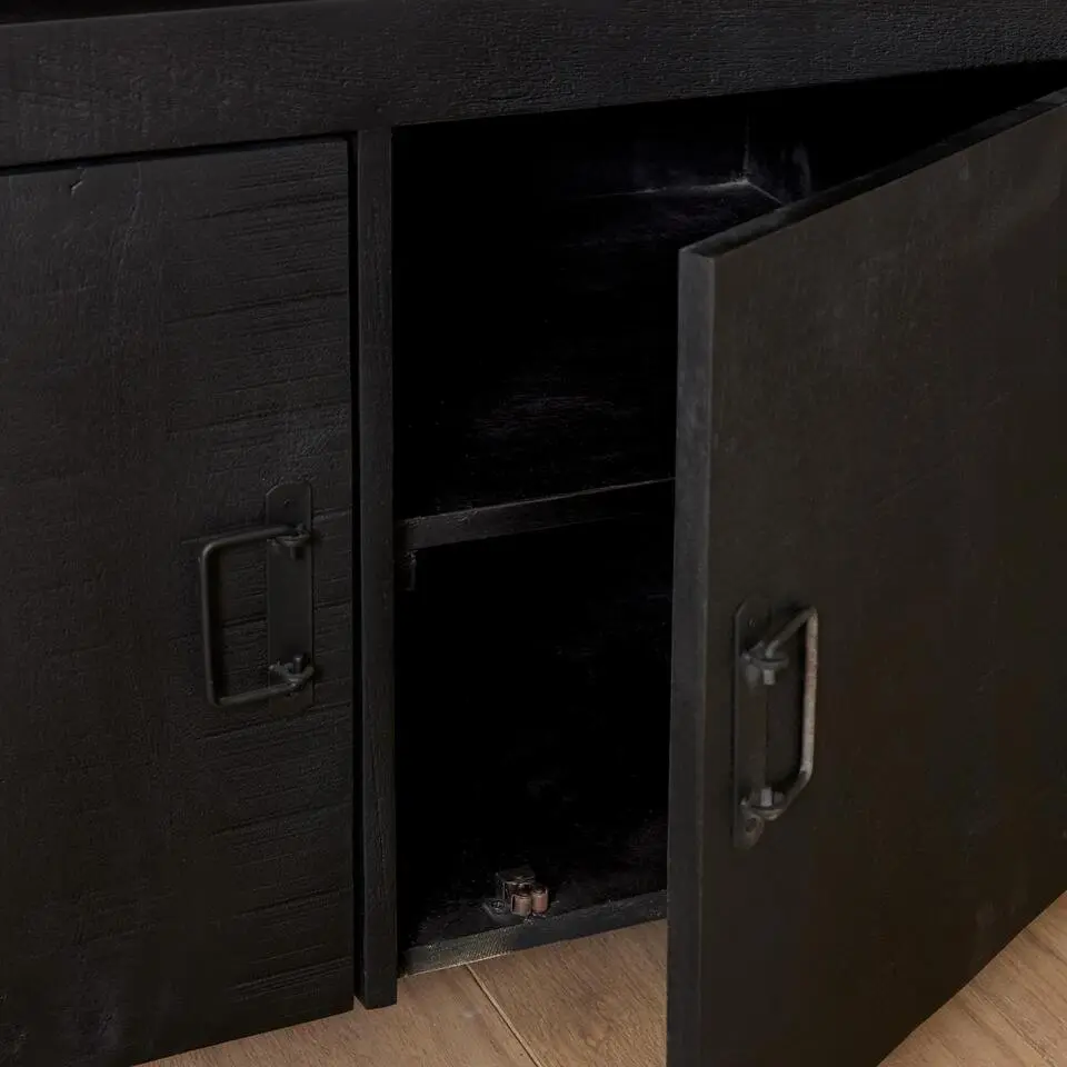 StarFurn - Dressoir Boaz - 175 cm - zwart