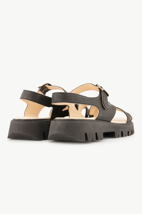 Trekking-Sandalen, Profilsohle, Weite H