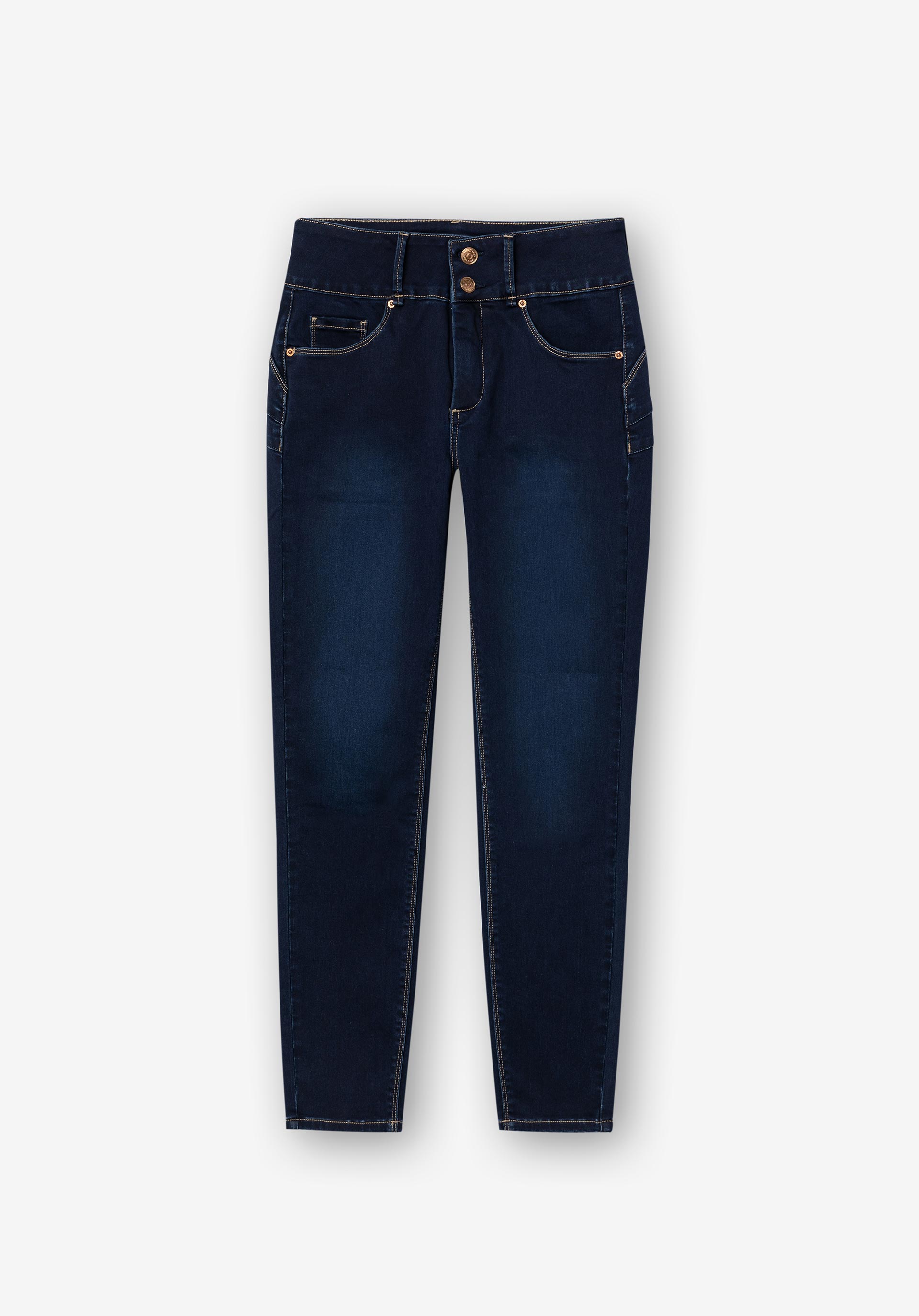 Jeans Double-up Skinny Cintura Alta