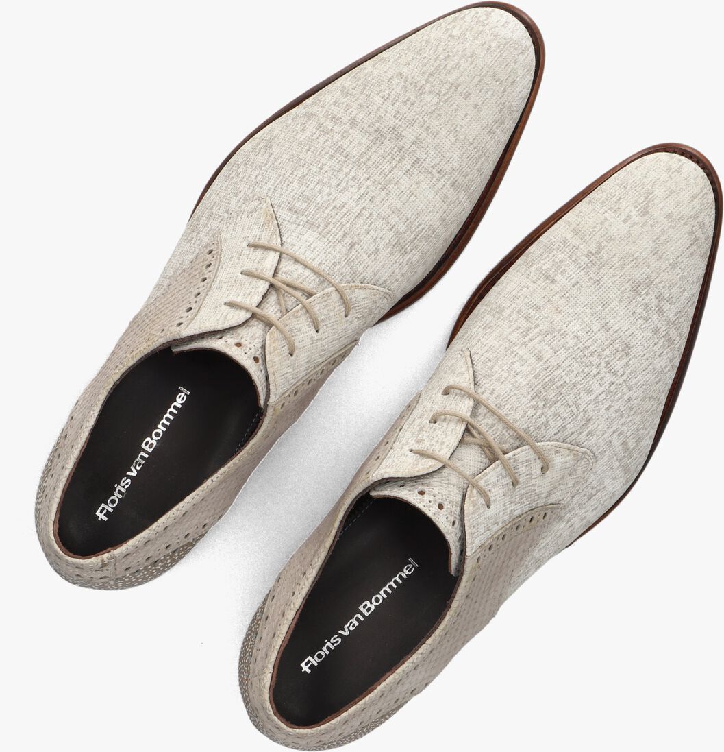 beige floris van bommel nette schoenen sfm-30361 de stapper