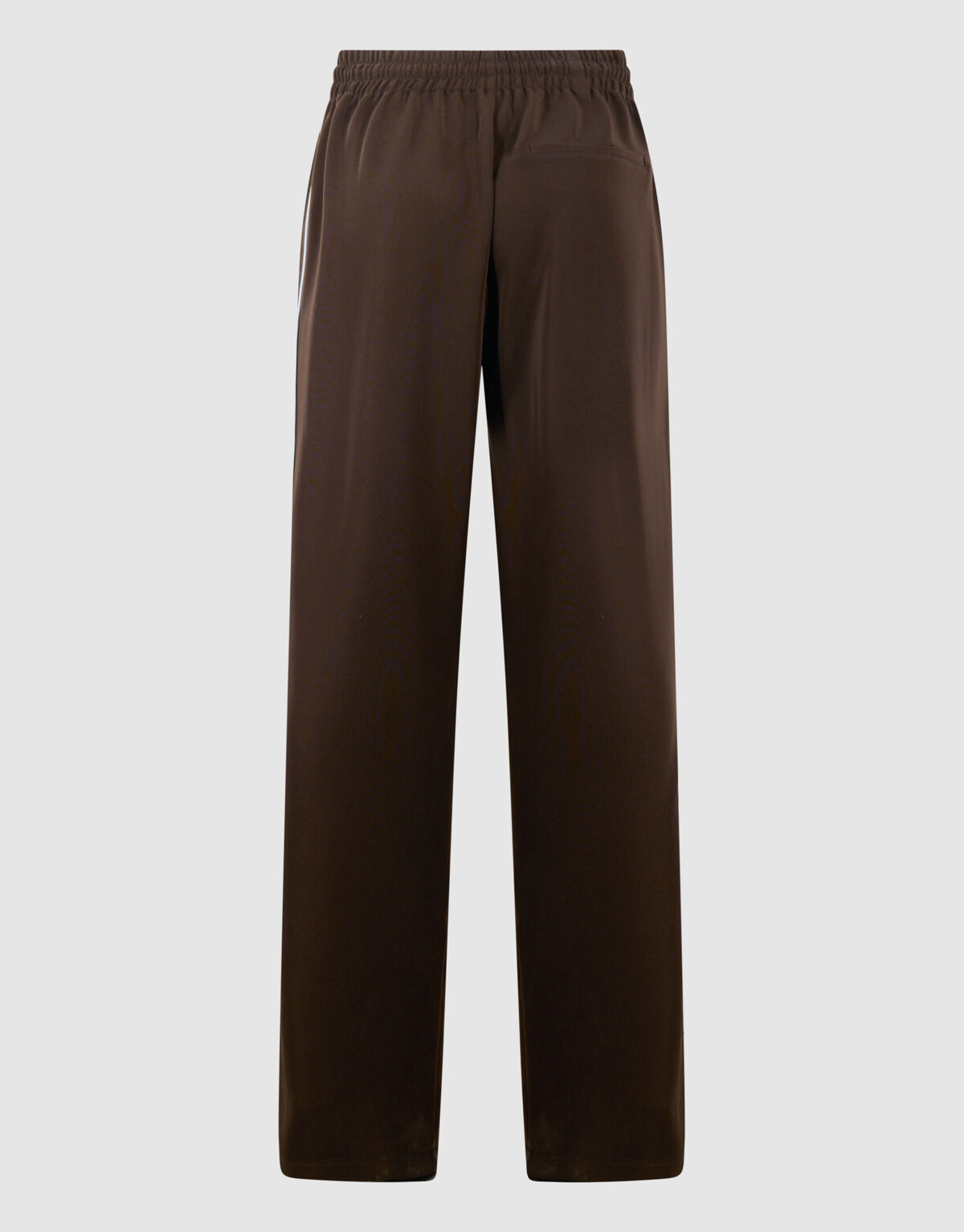 Sporty Piping Wide Leg Fit Broek Bruin