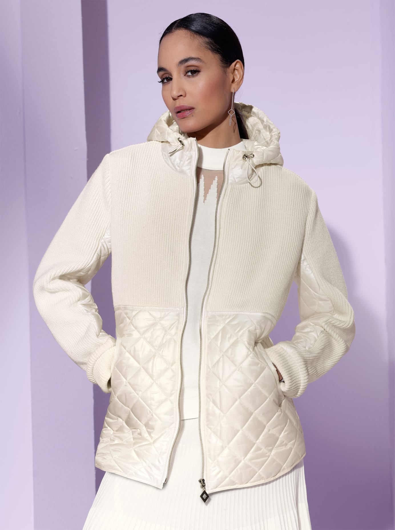 creation L Langjacke mitKapuze