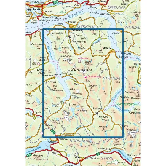 Nordeca Turkart 1:25 000 Turkart