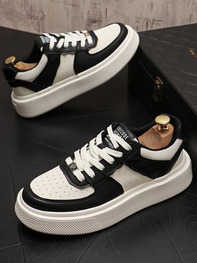 Mr Ozera - Platform Paneel Sneakers