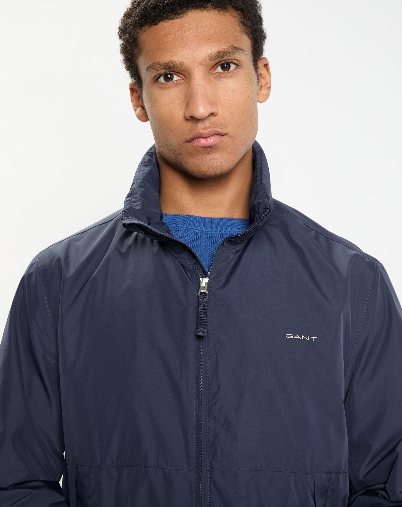 Gant Blouson léger Anorak bleu marine