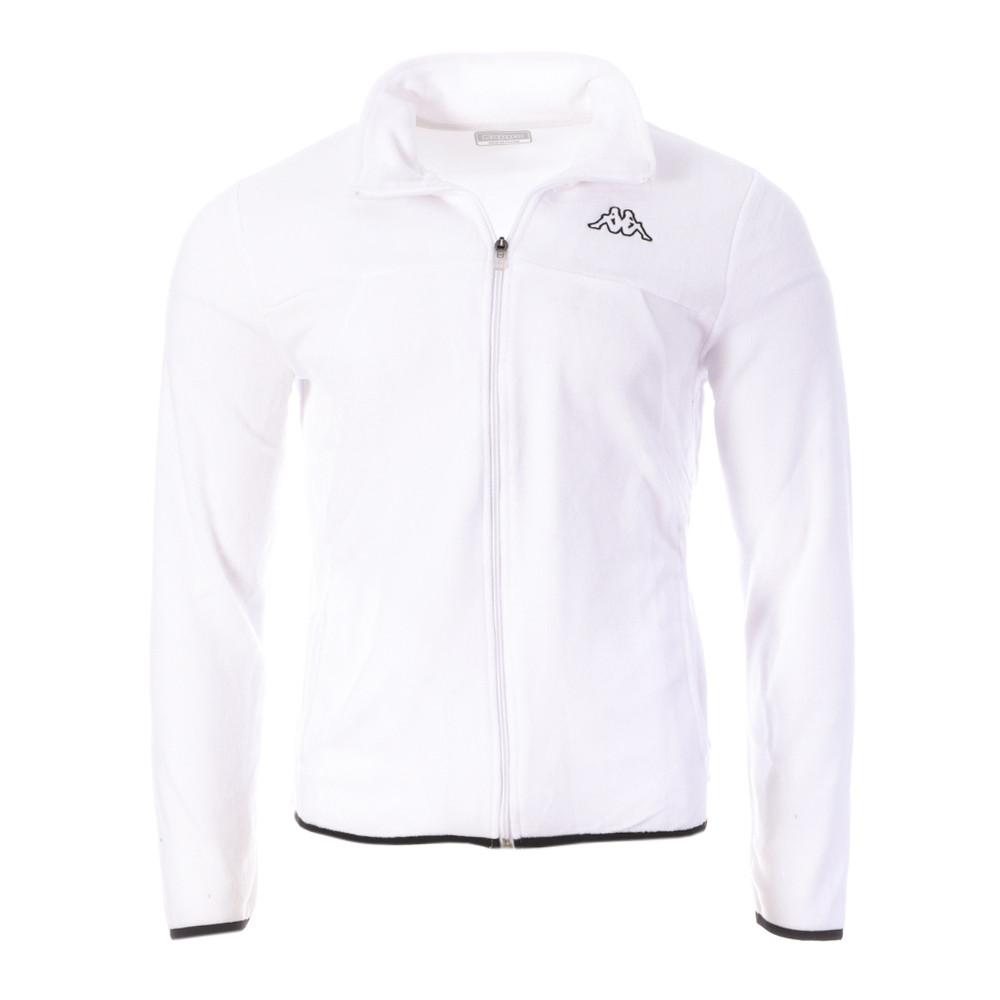 Kappa Veste Blanche Homme Kappa Vaurion