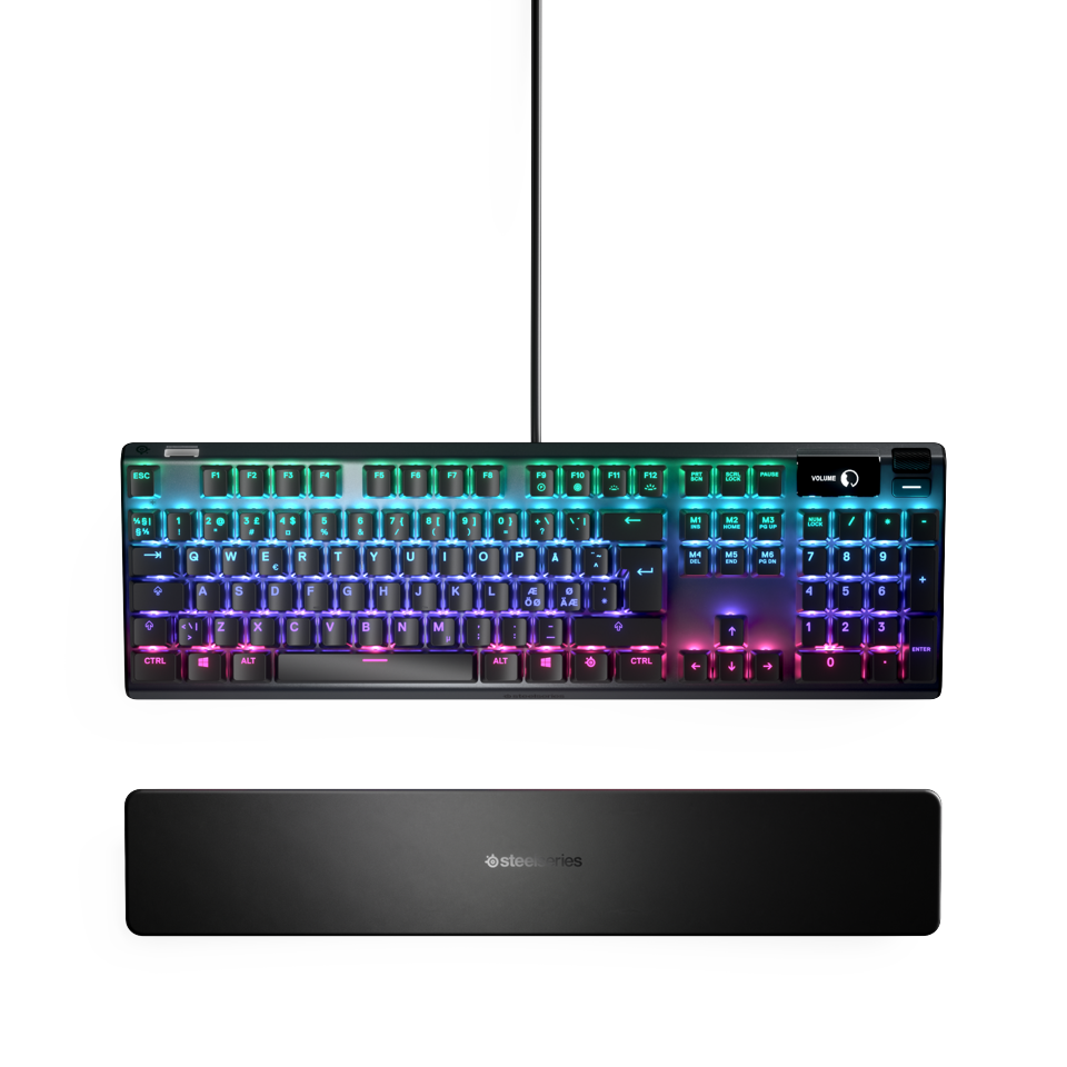 SteelSeries - Apex 7 Red Switch Gaming Keyboard - Red Switch - Nordic Layout