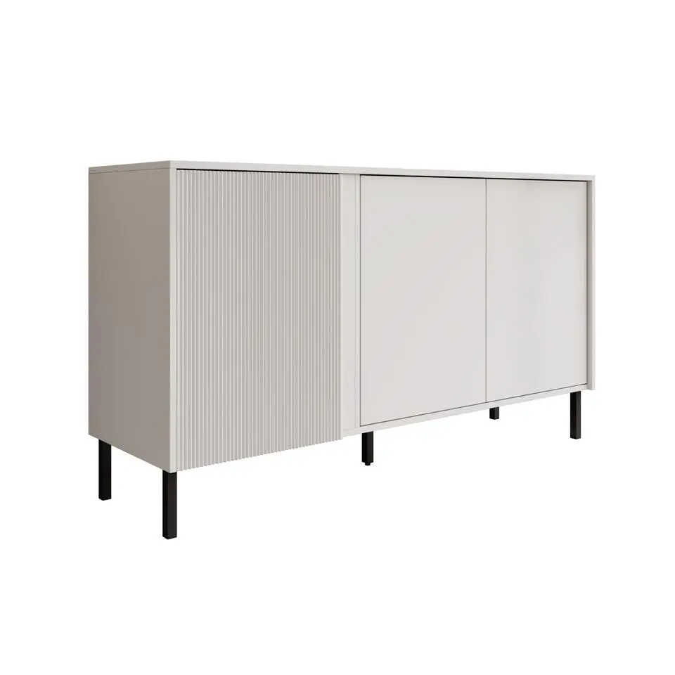 Meubella - Dressoir Margareth - Wit - 145 cm