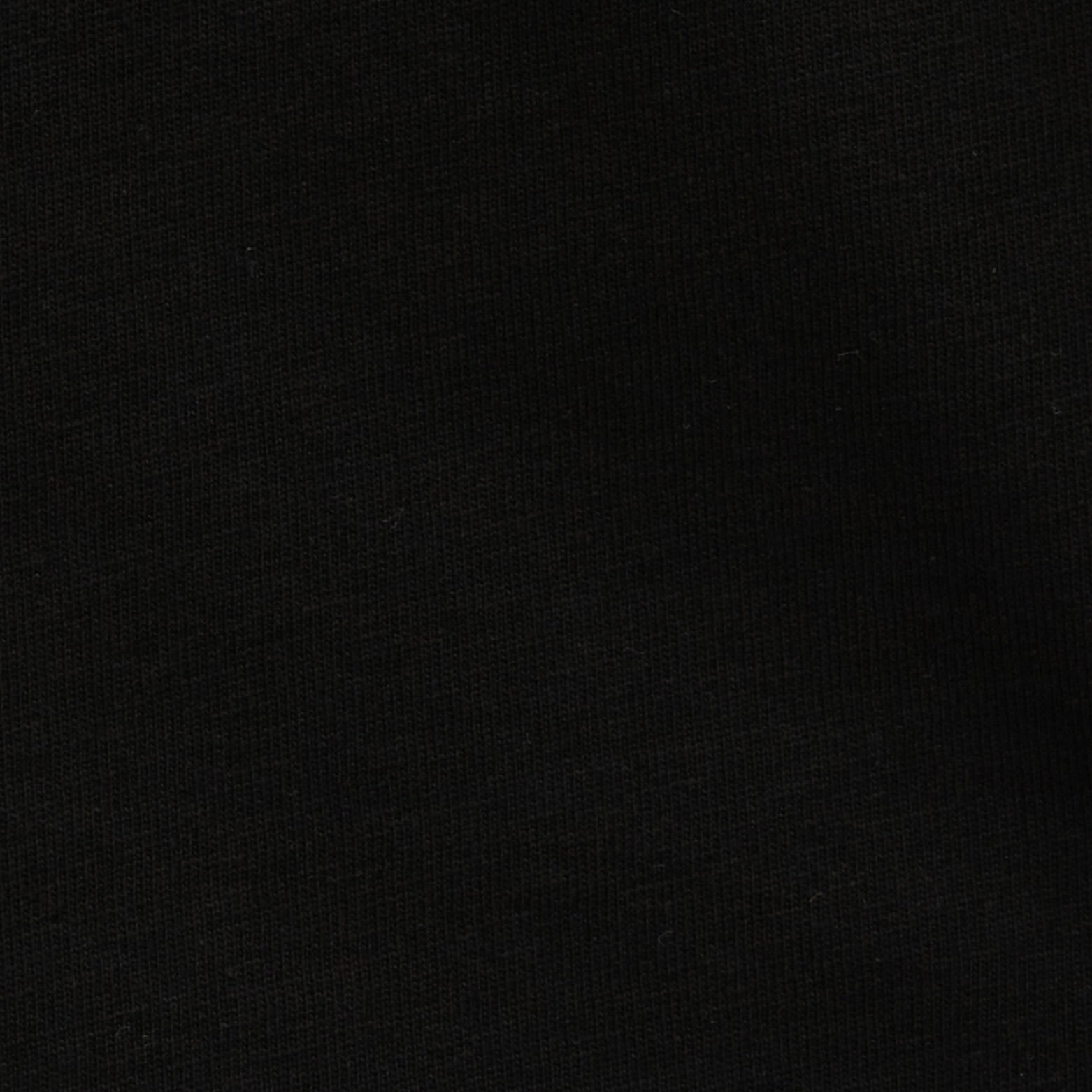 Tee shirt basique col V coton issu de l'agri biolo Noir