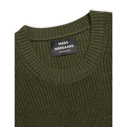 Mads Nørgaard Active Wool Koro Strikvest, Grape Leaf, S