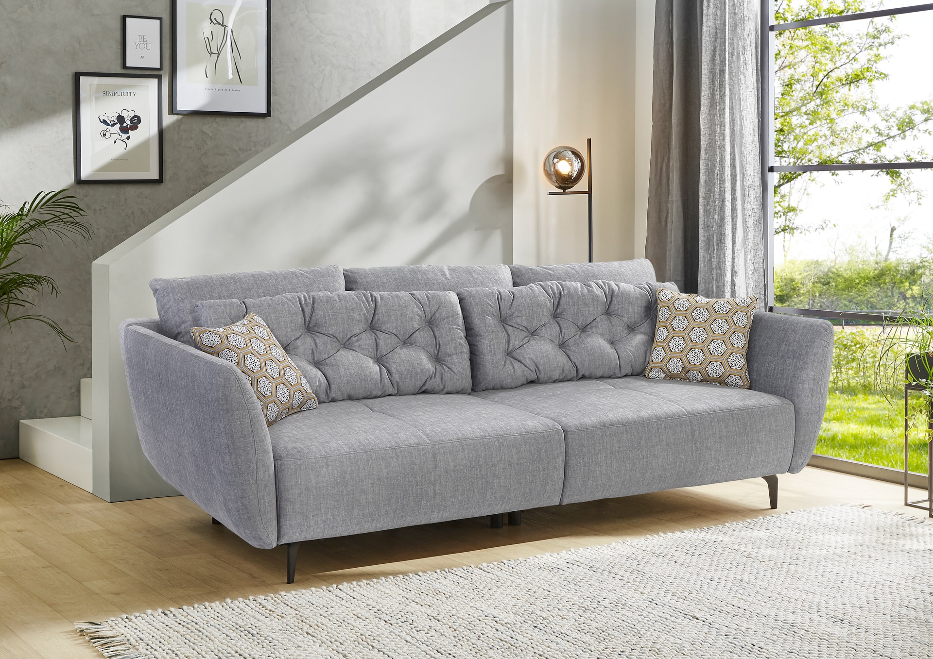 Bigsofa CHASE grau
