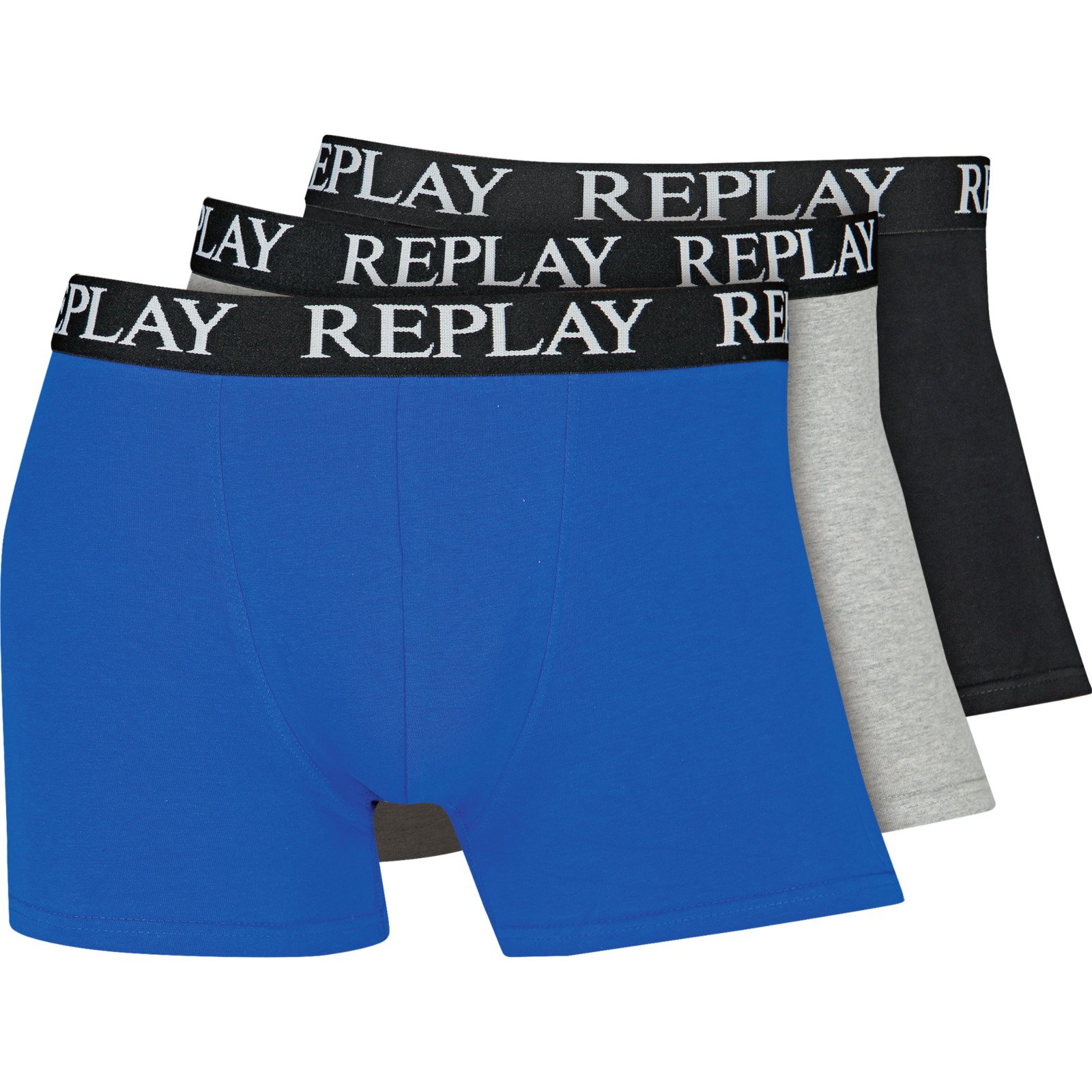 Replay Herren-Boxershorts, mix, 3 Stück