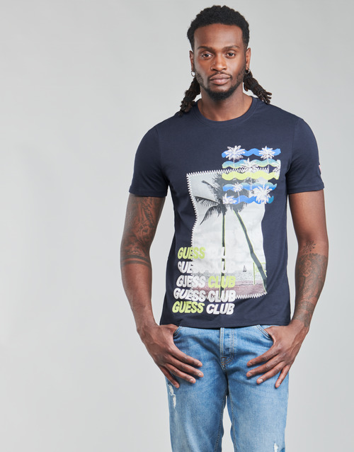 Guess - GUESS CLUB CN SS TEE - Marine