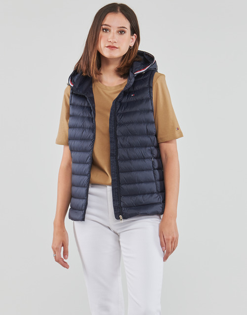 Tommy Hilfiger - CHEVRON SORONA TEDDY LINED MAXI - Bleu
