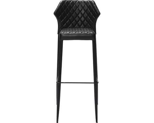 Veba Louis barkruk, 105 x 40 x 49 cm, staal, zwart