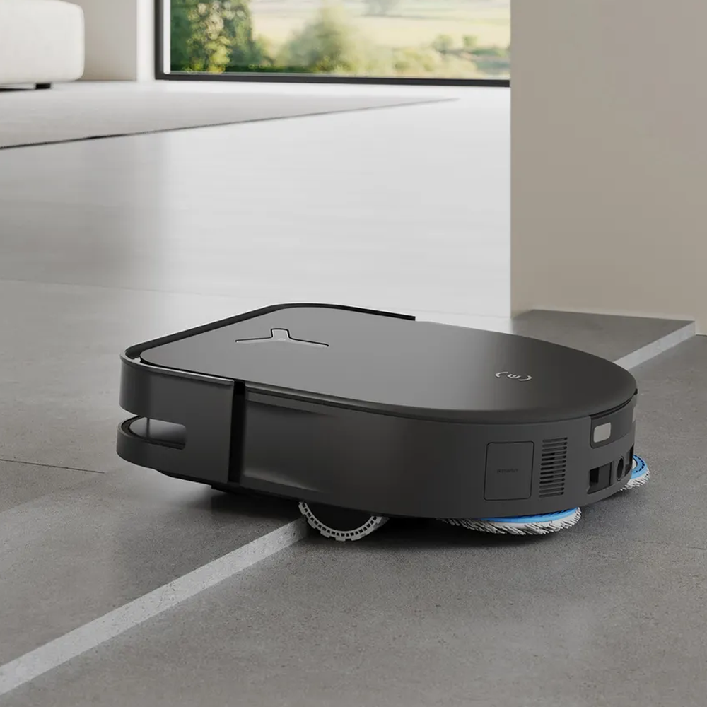 Deebot X5 OMNI Staubsaug-Roboter Staubsauger Nass / Trocken Bodenreinigung mit All-in-One Station / App Steuerung (DDX19) - Schwarz