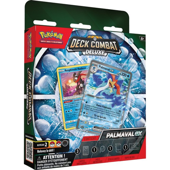 Deck de combat Pokemon Miascarade Ex ou Palmaval Ex