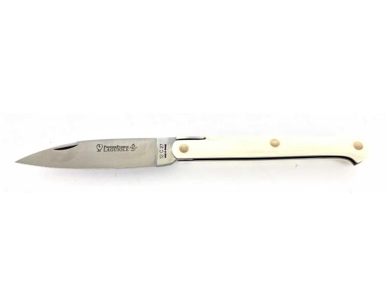 Laguiole 1850 Camille Pagés 11 cm - Os Couteau de Poche Design Beillonnet - PassionFrance