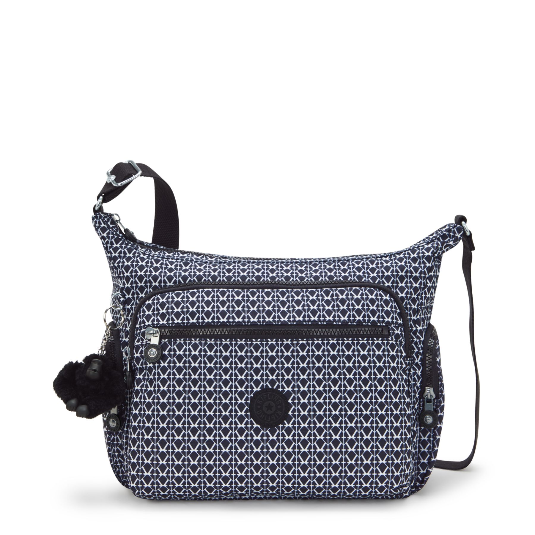 GABBIE  Sac à bandoulière Medium Avec Bretelle Ajustable - Signature Print