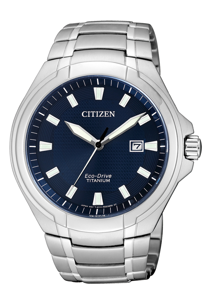 Citizen Eco-Drive Herrenuhr Titan Blau BM7430-89L