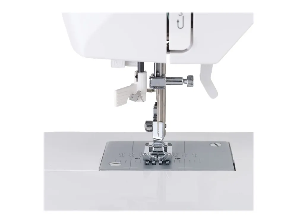 Singer C5205GR - Symaskine - 80 søm - 6 et-trins knaphuller - LCD display - grå