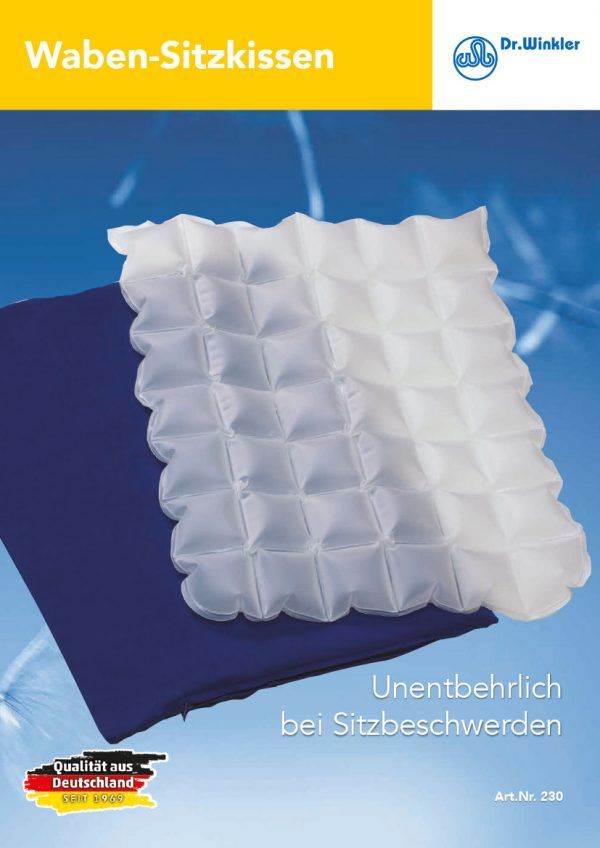Dr. Winkler aufblasbares Waben-Sitzkissen