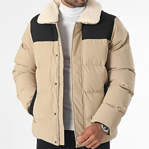 Veste Col Mouton Beige