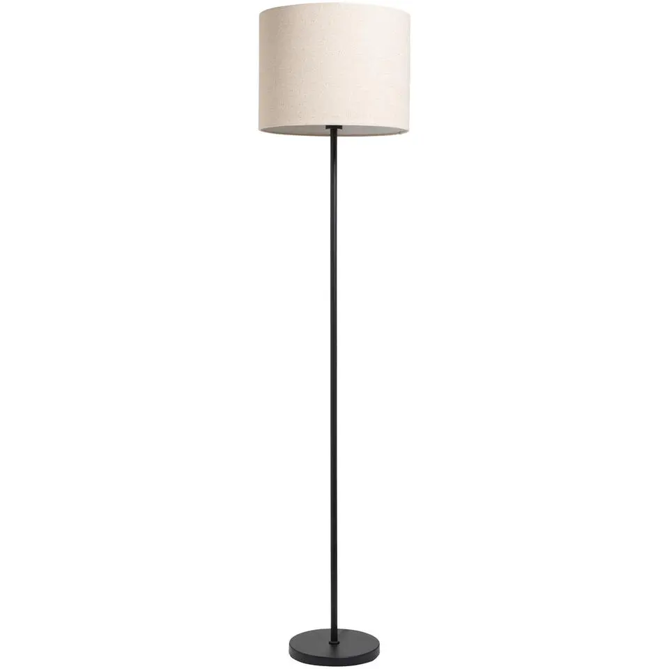 Lampvoet Kaapstad - zwart metaal - 149xØ25 cm