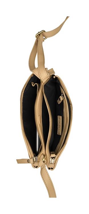 Burkely double pocket zip Beige