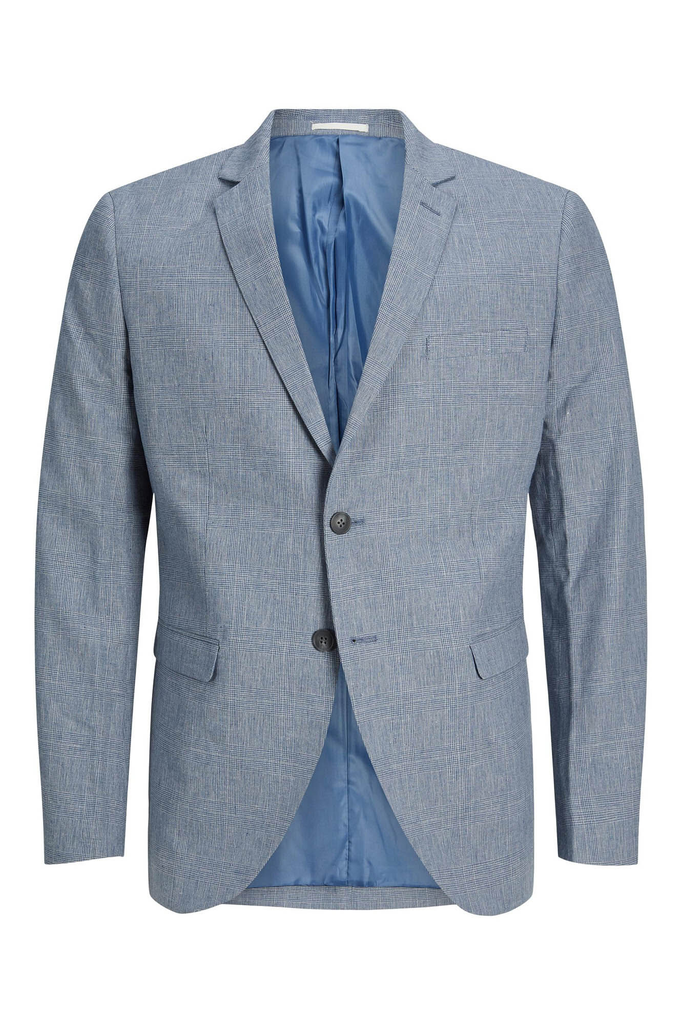 Blazer de linho - Azul