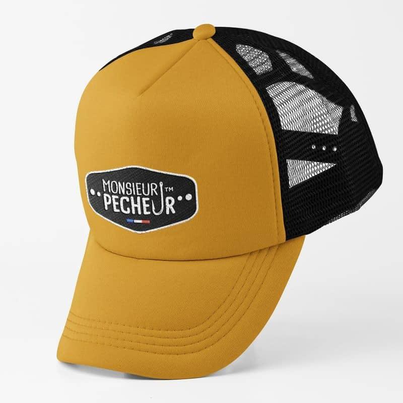 Casquette Monsieur Pêcheur Filet - Mustard Black