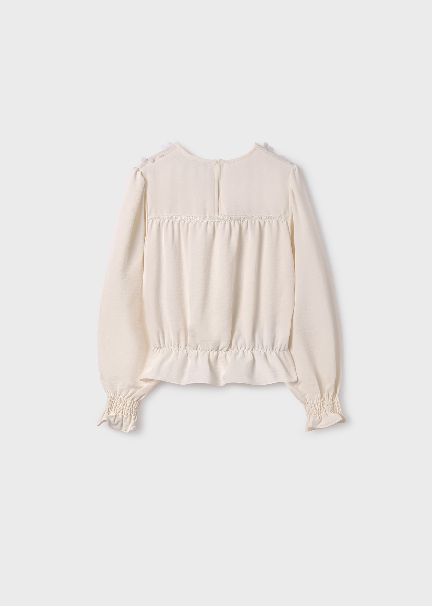 Blusa feminina de algodão combinada