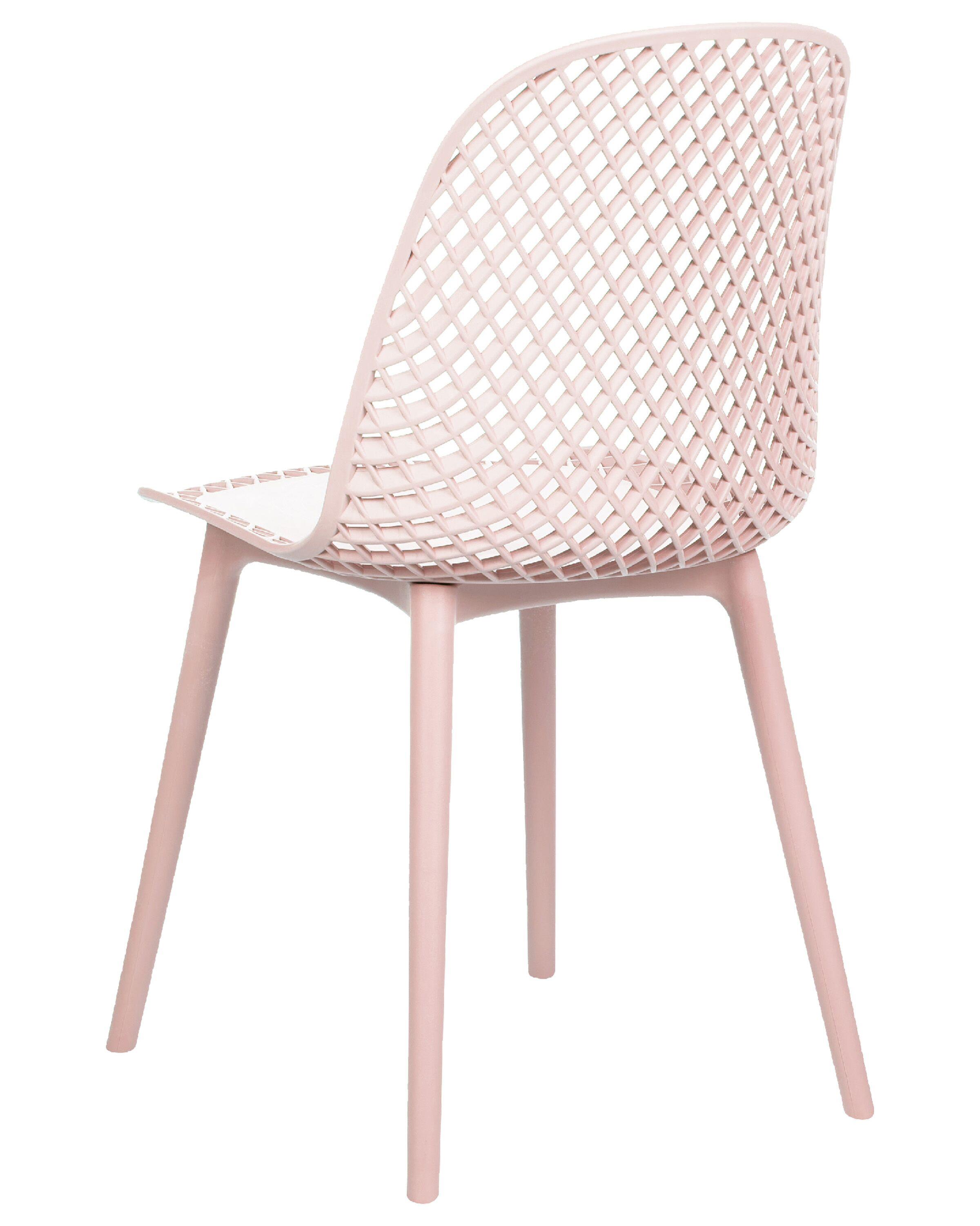 Set van 4 eetkamerstoelen EMORY Pastelroze