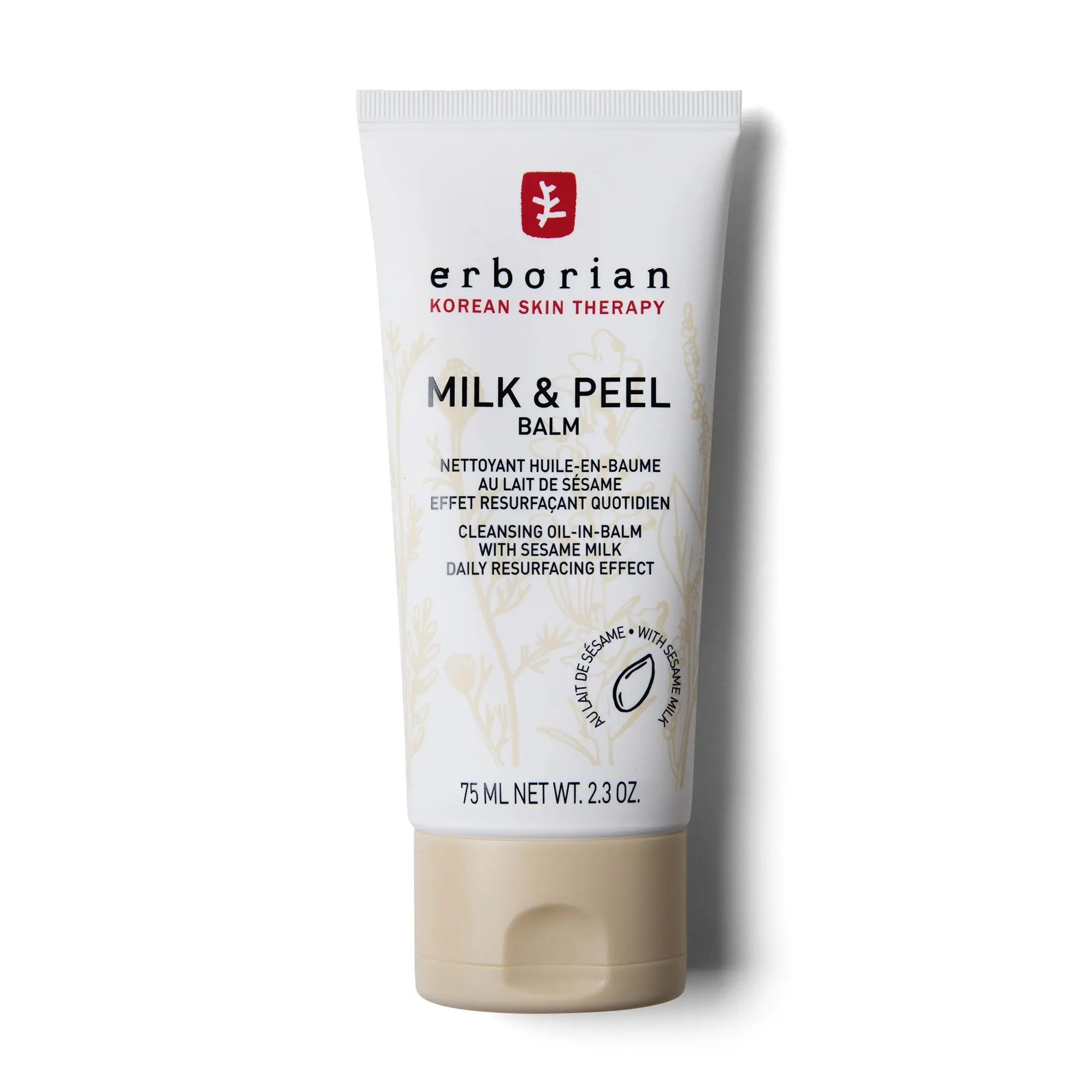 Erborian - Milk & Peel Balm Nettoyant Huile-en-Baume au Lait de Sésame- Visage