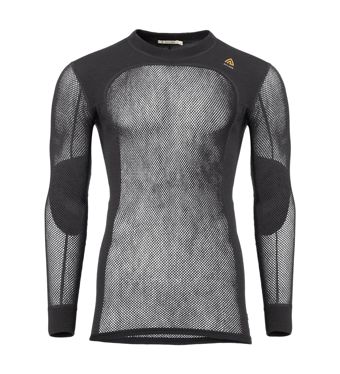 Aclima Men's WoolNet Crewneck Jet Black