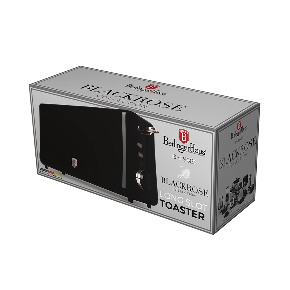 Berlinger Haus Langschlitztoaster Black Rose Collection