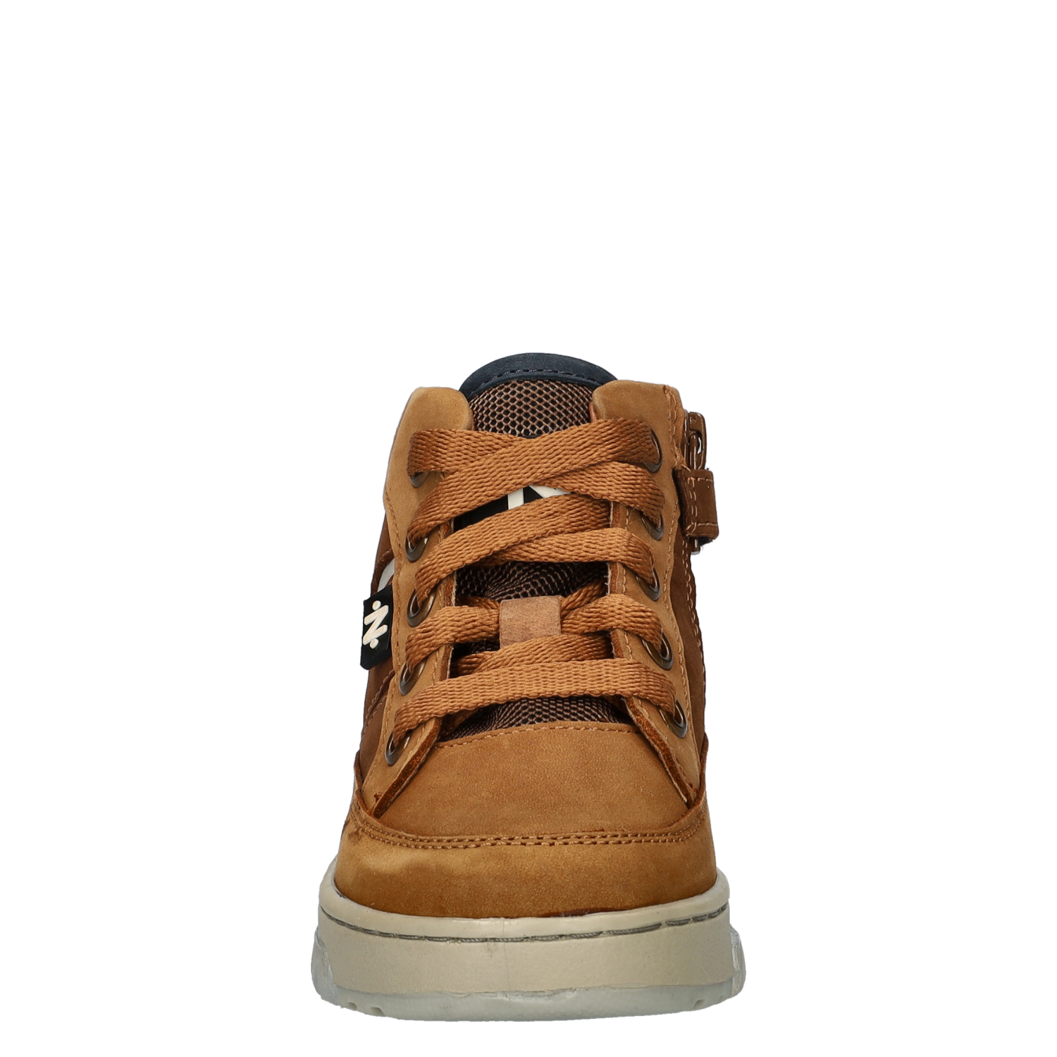 jongens hoge sneaker Nelson Kids Cognac